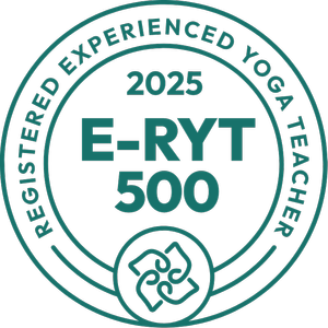 Yoga Alliance E-RYT 500 badge