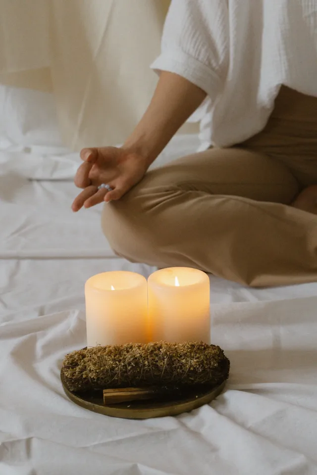 A private yoga practice with individual guidance